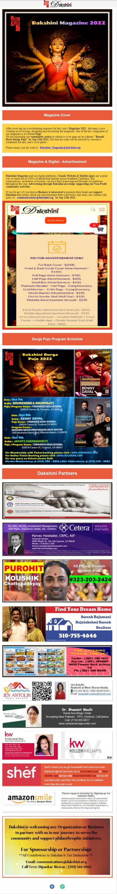 Dakshini Magazine & Advertisement